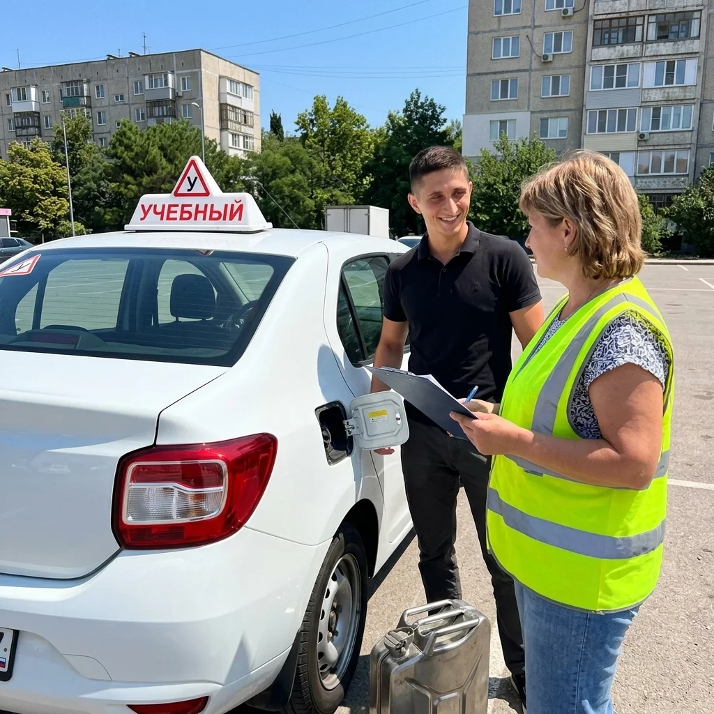 Регулярная заправка парка учебных автомобилей