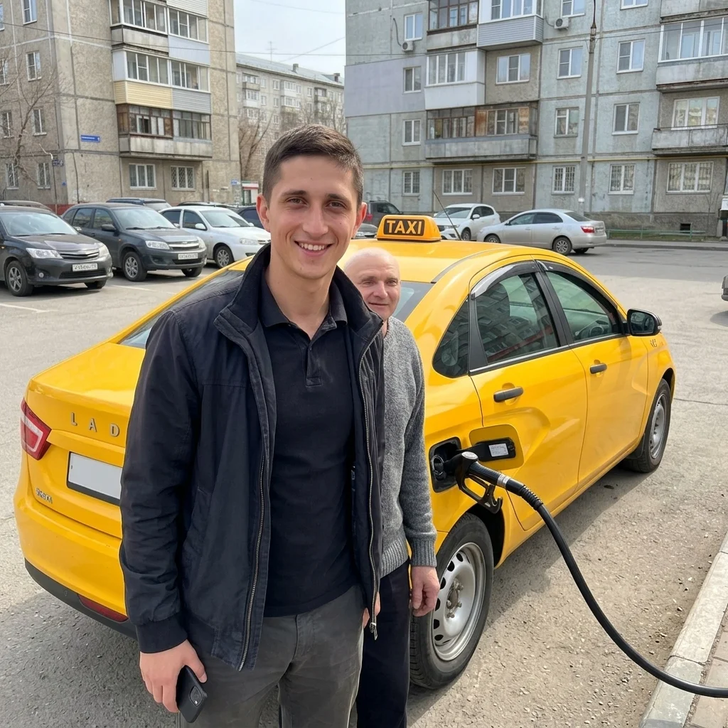 Заправка КАЗС таксопарка